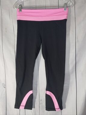 Lululemon Run Inspire Crop II Athleisure Activewear Running Workout Leggings